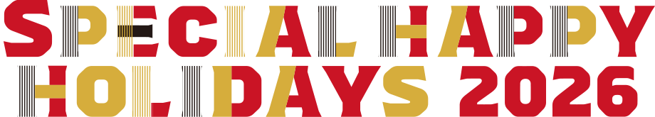 SPECIAL HAPPY HOLIDAYS 2026 グッズ＆メニュー